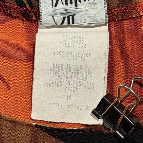 Vintage Ali Miles Tank Top Boho Patchwork Earthy Folk Hippie Autumn Rustic PM - Picture 3 of 5